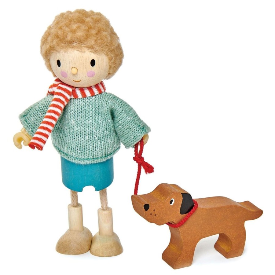 Speelgoed Tender Leaf Toys Imitatiespeelgoed | Popje Mr. Goodwood En Hond | Tender Leaf Toys